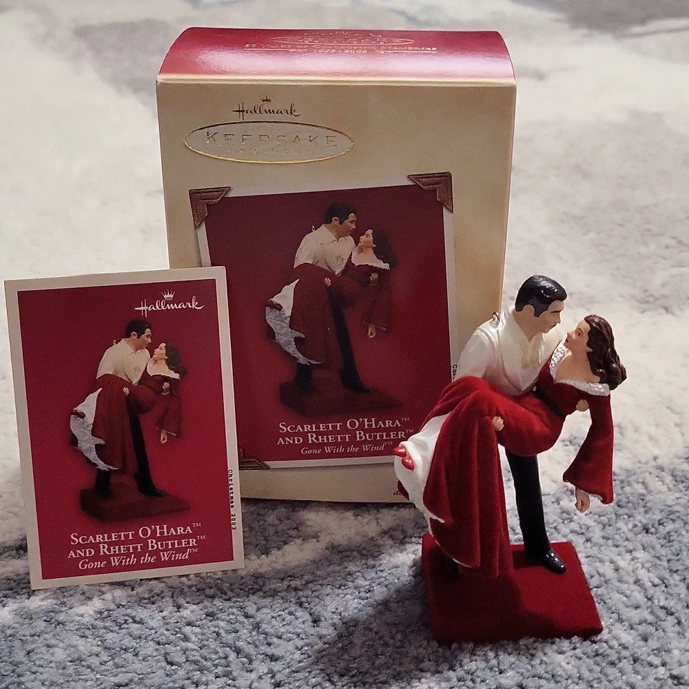 Vintage Hallmark Scarlett O'Hara & Rhett Butler Ornament